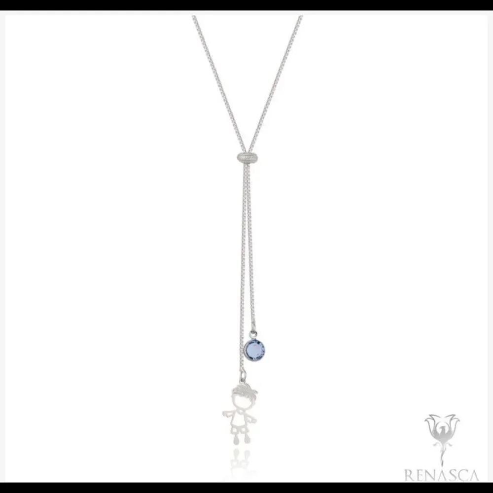 Swarovski Crystals Pull Tie White Rhodium plated